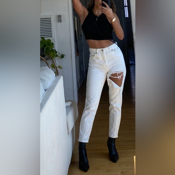 Off white mom jeans - Picture 2 of 16